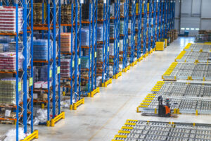 Shows both physical stock + digital system → perfect for inventory management.