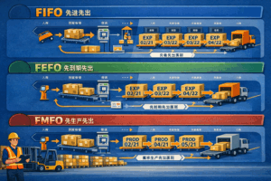 FIFO FEFO FMFO warehouse management comparison