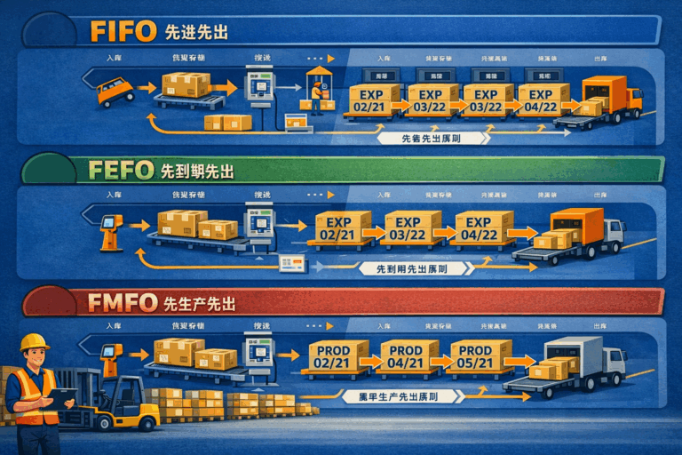 FIFO FEFO FMFO warehouse management comparison