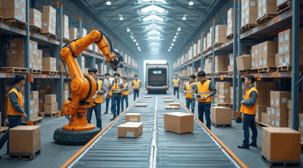 TR Cloud WMS with robotic solution