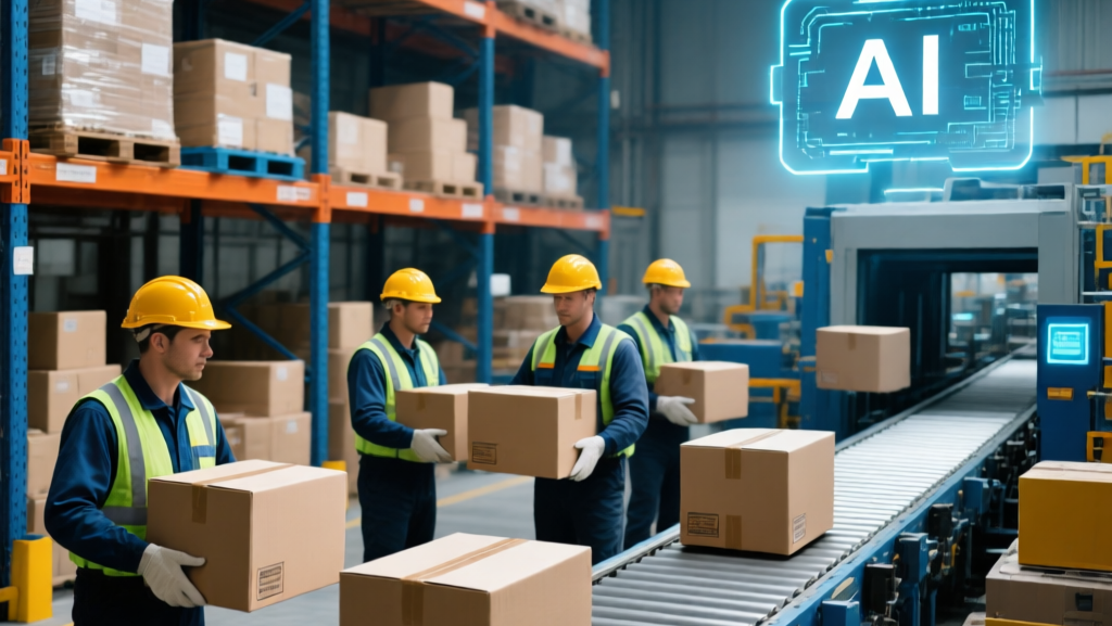 WMS System with beltchain warehousing