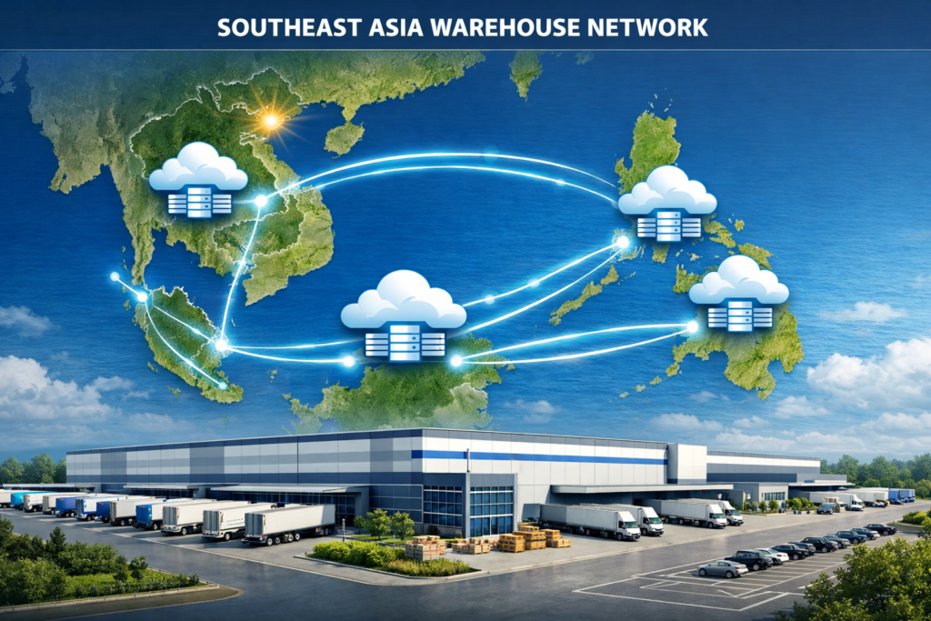 Difference Between WMS and Legacy Systems shown through traditional manual warehouse versus modern barcode-driven operations.