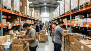 Low warehouse staff productivity during peak sales in a Malaysian warehouse