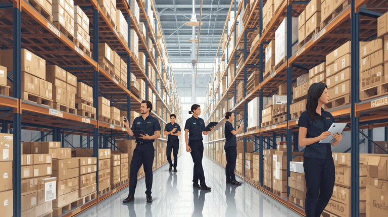 Modern SME warehouse interior