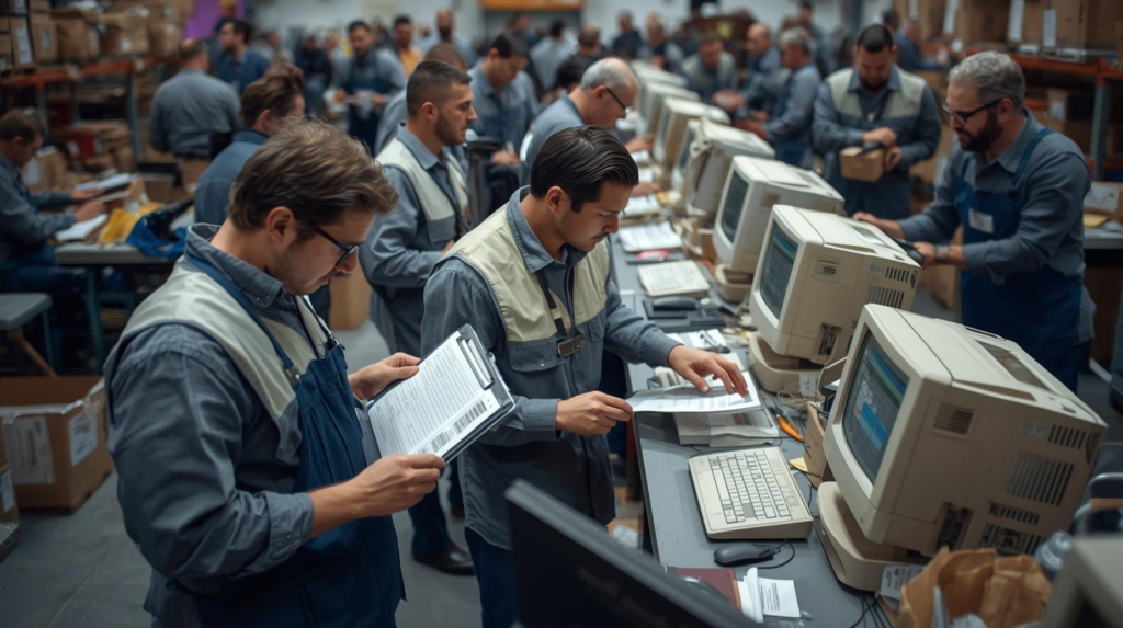 Visual emphasis on human workload and inefficiency