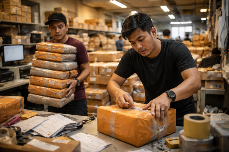 Packing station bottleneck forming during high order volume in Malaysia