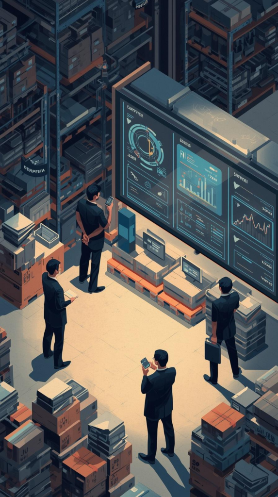 warehouse operations with real-time inventory and task visibility