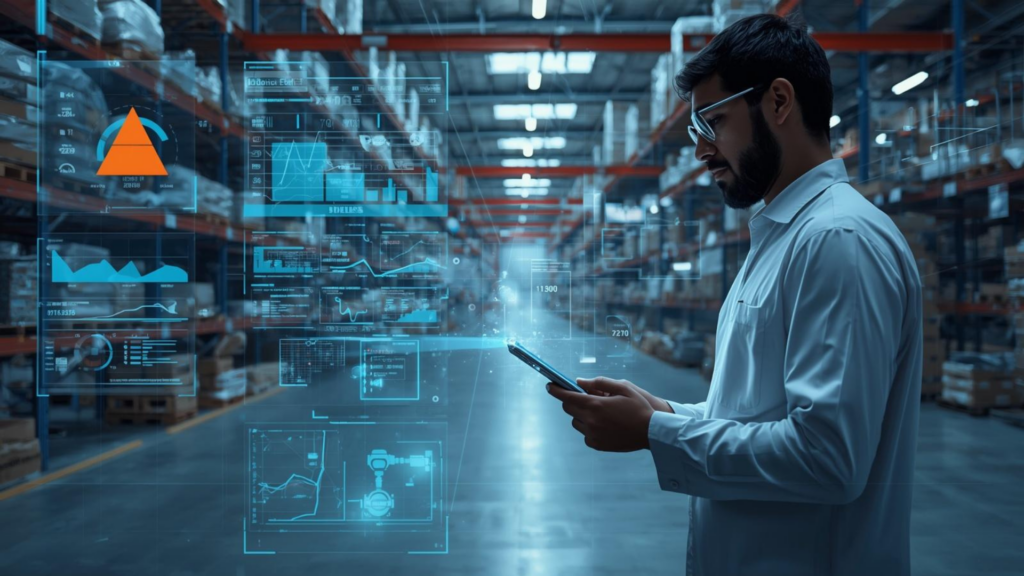Transition from poor warehouse planning to digital warehouse management system with real-time visibility
