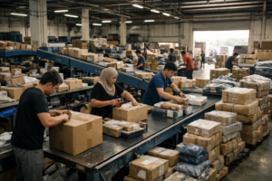 warehouse management system benefits demonstrated in high volume fulfillment operations in a Malaysian logistics warehouse